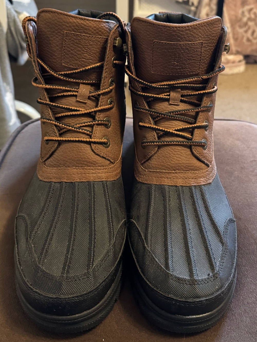 Bass Brown and Black Men's Duck Boots